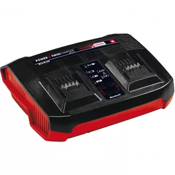 Einhell Power-X-Twincharger 3 A lādētājs akumulatoriem iekštelpām Melns - Sarkans (4512069)