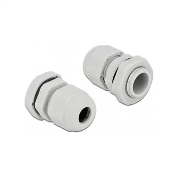 Kabeļa savienotājs DeLOCK 60195 Pelēks Plastmasa 10 gab.
