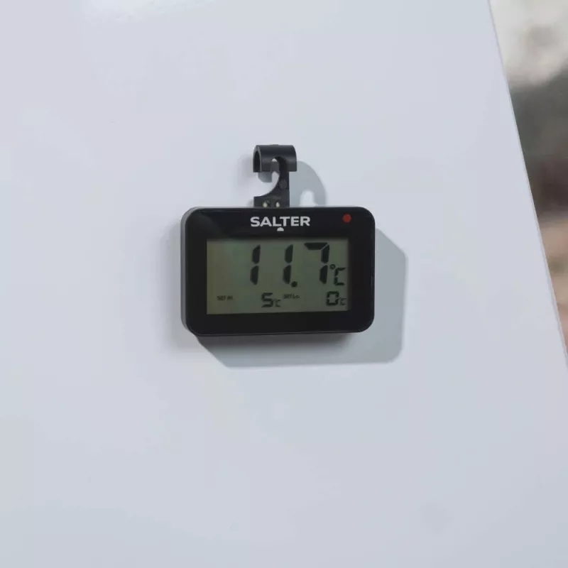 Digitālais ledusskapja termometrs Salter SA00574BFEU12 ar LCD, temperatūras diapazons -20 līdz 50°C