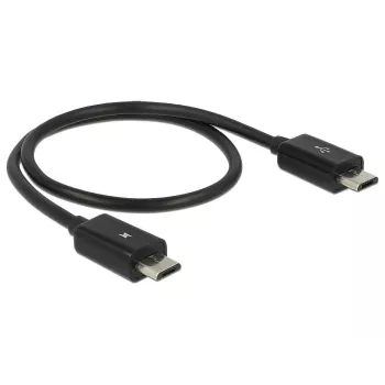 USB kabelis DeLOCK 83570 USB 2.0 0.3 m USB B Melns