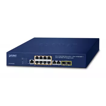 Pārvaldāms slēdzis PLANET GS-4210-8P2C 8 portu L2/L4 Gigabit Ethernet PoE