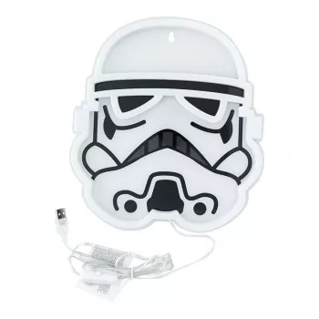 Sienas LED neon gaisma Paladone Stormtrooper modelis PP14595SWVN, dekoratīvais Star Wars apgaismojums
