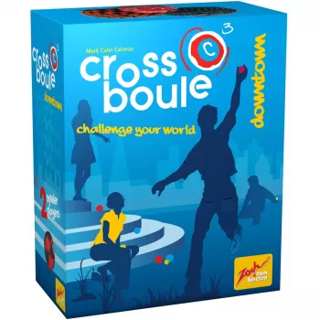 Crossboule komplekts Downtown, prasmju spēle Zils/Sarkans