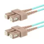 Šķiedru optikas kabelis LOGON AL5SCSC25I/3I OM3 25 m SC–SC 50 µm pilns duplekss Akva