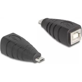 Pārejas savienotājs DeLOCK 67201 USB Type Micro-B uz USB Type-B Melns