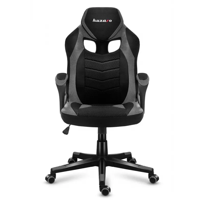 Huzaro FORCE 2.5 GREY MESH Gaming krēsls ar sieta sēdekli Pelēks, Melns