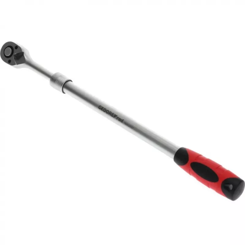 Gedore red R60010027 2K teleskopiskā pārslēdzamā terkšķatslēga 1/2", sarkana