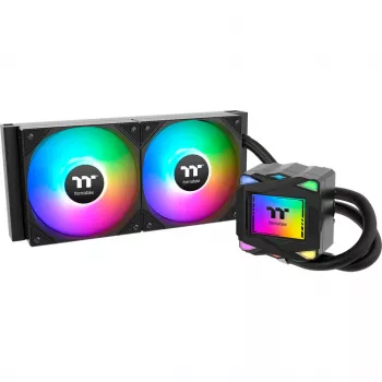 Thermaltake LA240 ARGB šķidruma dzesēšanas komplekts mātesplatei 12 cm Melns 1 gab.