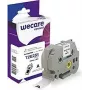 Lentas kasetne Armor TZe Armor K80015W4, 24 mm x 8 m, melns uz balta