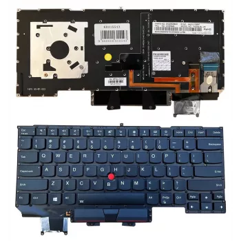 Lenovo KB315543 rezerves tastatūra ThinkPad X1 Carbon (ar fona apgaismojumu un TrackPoint)
