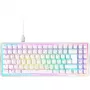 Spēļu tastatūra NZXT KB-101NW-DE Function Elite MiniTKL, balta, vācu izkārtojums