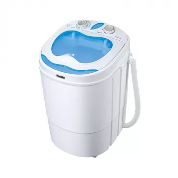 Veļas mazgājamā mašīna ar augšējo ielādi Mesko MS 8053 — 3 kg, 360×370×530 mm, zila/balta