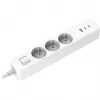 Xiaomi BHR07UKEU pagarinātājs — 3× Schuko ligzdas, 250 V, 1.4 m vads, balts
