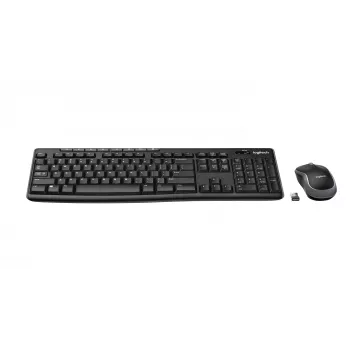 Logitech Wireless Combo MK270 - Tastatūras un peles komplekts - bezvadu - 2,4 GHz - Franču (920-004510)