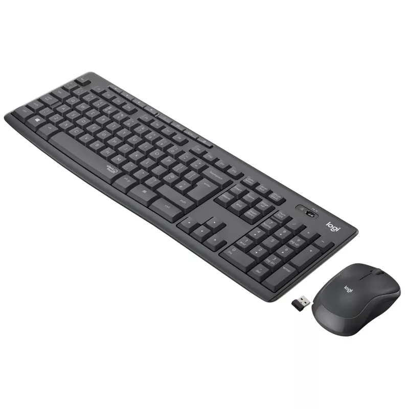 LOGITECH MK295 Klusais Bezvadu Komplekts GRAPHITE