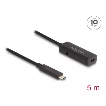 USB kabelis DeLOCK 80028 5m USB-C Melns