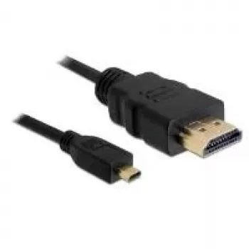 HDMI kabelis DeLOCK 2m Type A Type D Melns