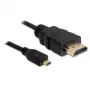 HDMI kabelis DeLOCK 2m Type A Type D Melns