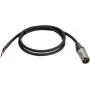 DMX kabelis 3-pin PSSO 30227838 ar 3-pin vīriešu savienotāju un atvērtiem galiem