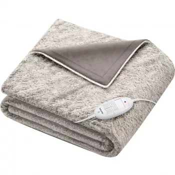 Beurer HD 75 Cosy Nordic apsildāma sega, 130 x 180 cm, pelēka