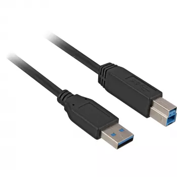 USB kabelis Sharkoon 3m USB 3.0-A / USB 3.0-B