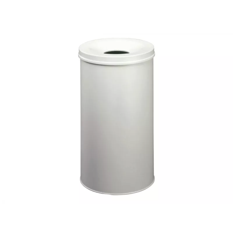 Durable 330710 60L Apaļš Tērauda Atkritumu Tvertne Pelēka