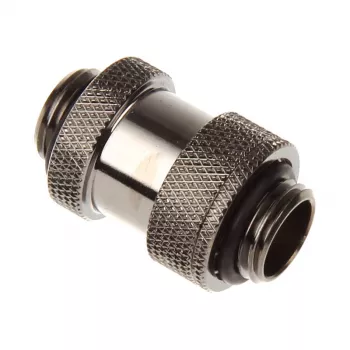 Bitspower Aqua-Pipe II (22-31mm) AGB pieslēgumam - G1/4 colla, spīdīgi melns