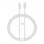 Uzlādes kabelis Baseus USB uz Lightning 1 m 2.4A Balts