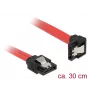 SATA kabelis DeLOCK 83978 0.3 m SATA 7-pin melns sarkans