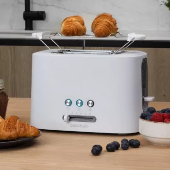 Toasteris Toast&Taste 9000 Double White (Balts, 980 W, 2 šķēlēm)