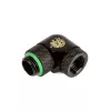 Adapteris 90° BitsPower BP-MB90R2LD G1/4 collīdz uz G1/4 collmāti, 2x grozāms savienojums