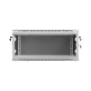 Pie sienas montējams 19 collu instalācijas skapis LANBERG WF01-6404-00S 4U 600×450 mm, pelēks