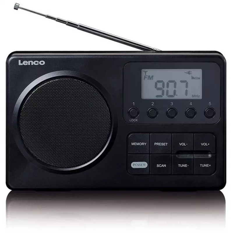 Lenco MPR-035BK radio uztvērējs, melns