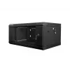 Sienas stiprinājuma karkass LANBERG WF01-6404-10B 4U 19 collu 600×450×285 mm IP20 melns, 60 kg slodze