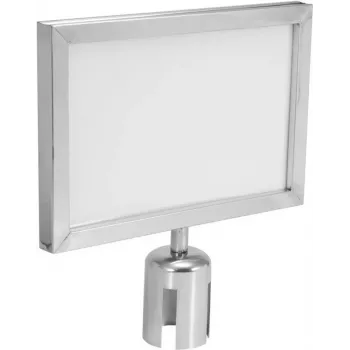 EUROLITE Norādes zīme barjerai 317×215 mm sudraba