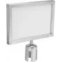 EUROLITE Norādes zīme barjerai 317×215 mm sudraba