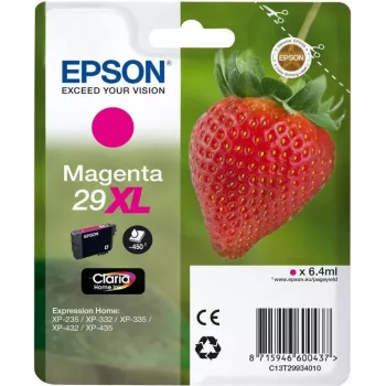 Epson 29XL oriģinālā magenta tintes kasetne (High XL ietilpība, 6,4 ml, ~450 lapas)