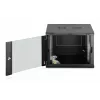 Pie sienas montējams tīkla skapis DIGITUS Dynamic-N 9U 19 collu 600x600 mm, IP20, ar atslēgas slēdzi, neizjauktā veidā