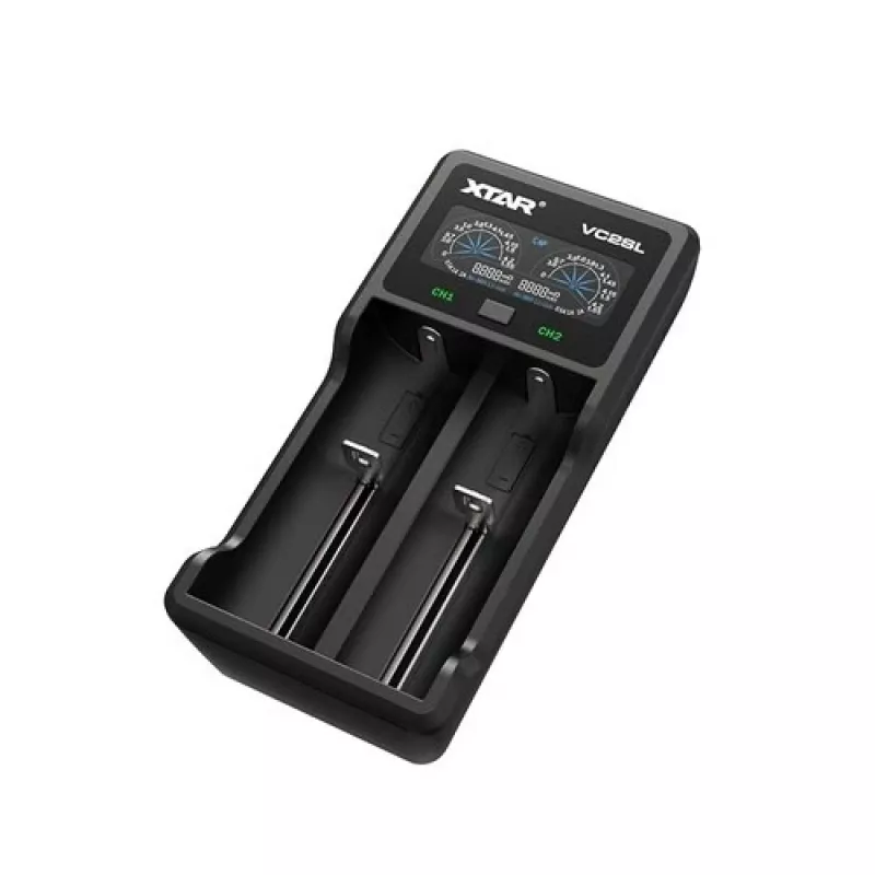 XTAR VC2SL akumulatoru lādētājs Li-ion / Ni-MH / Ni-Cd 18650