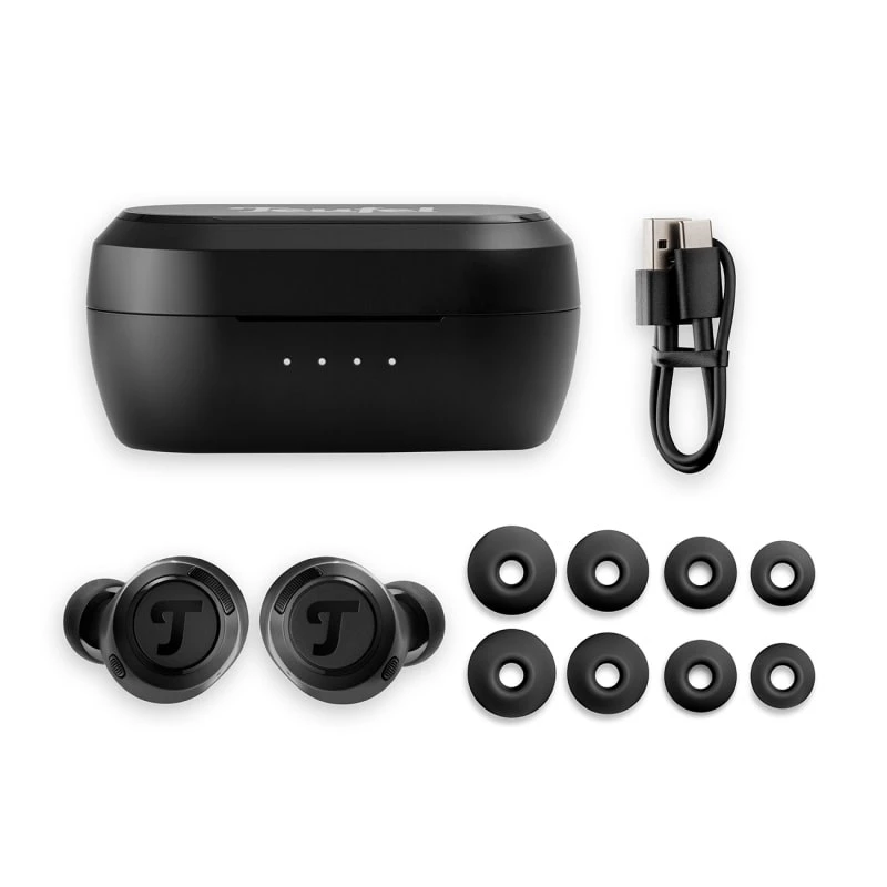 Teufel REAL BLUE TWS 3 Bezvadu Iekšausmu Austiņas Zvaniem/Mūzikai Bluetooth Melnas