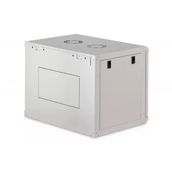 Sienas stiprinājuma 9U skapis DIGITUS Dynamic-N DN-37104, 600x450 mm, IP20, atslēgas slēdzene, neizmontēts