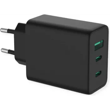 ROTRONIC-SECOMP Value - Barošanas bloks - GaN tehnoloģija - 65 W - 5 A - 3 izejas porti (USB, 2 x USB-C)