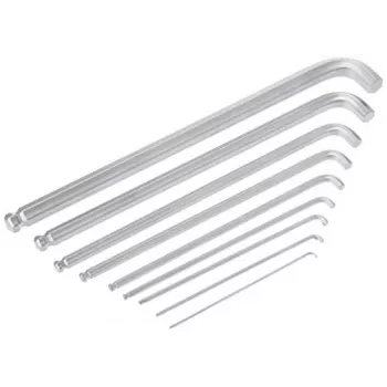 Wera 950/9 Hex-Plus 4 sešstūra atslēgu komplekts, metrisks, hromēts