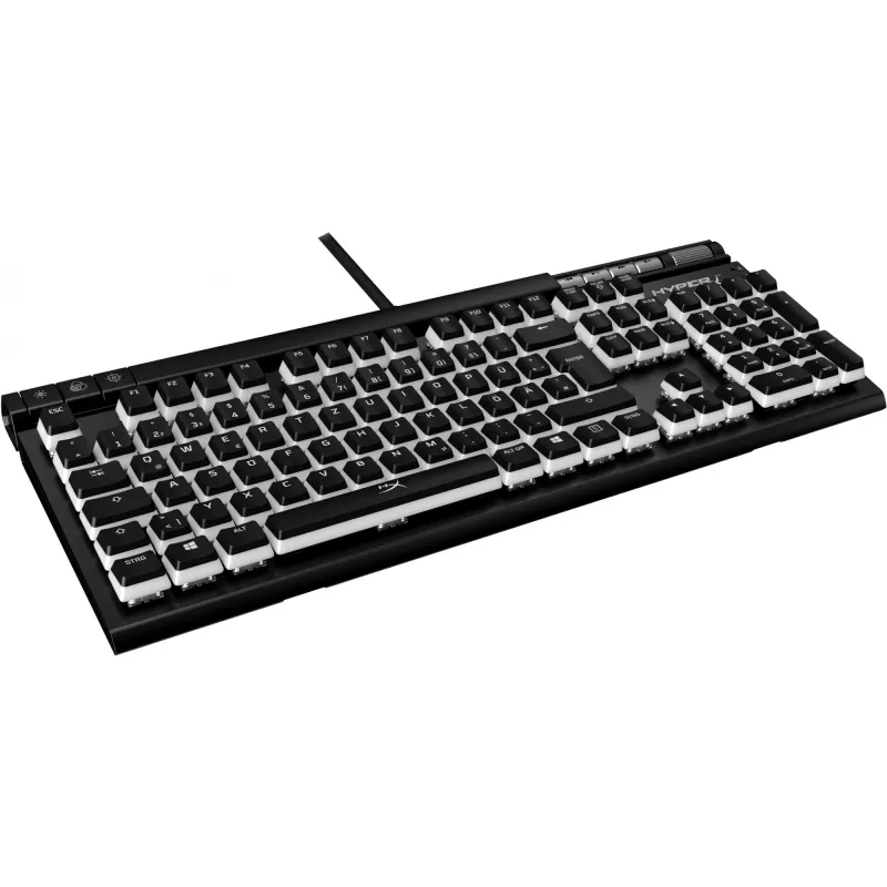 HyperX Pudding Keycaps pilns taustiņu komplekts, ABS, melns, DE izkārtojums