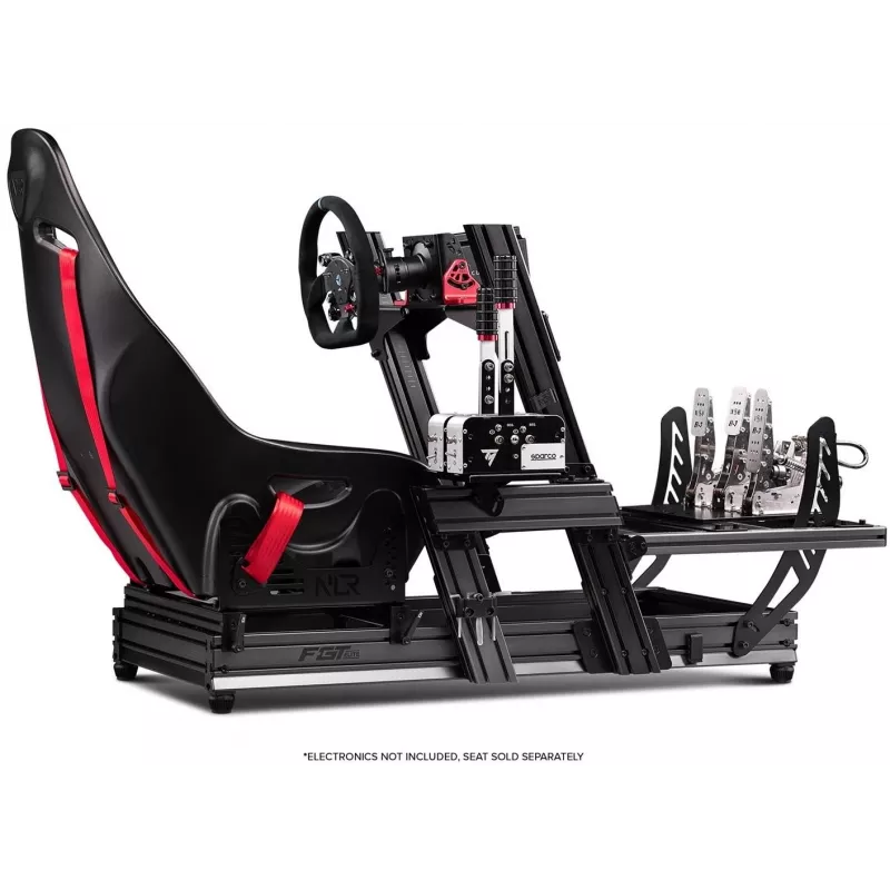 Next Level Racing F-GT Elite Formula & GT Alumīnija Profila Simulatora Kokpits – Sānu un Priekšējā Montāžas Izdevums (396039)