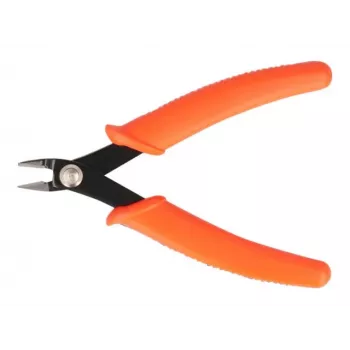 Diagonālās knaibles DeLOCK sānu griezējs oranžs 12.7 cm