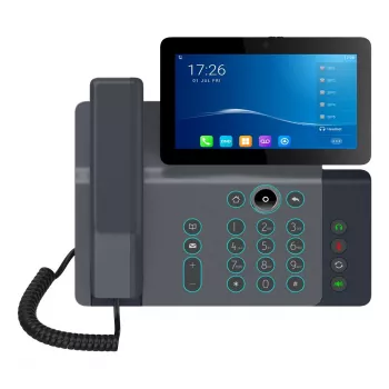 Fanvil V67 IP video telefons, melns, 20 līnijas, LCD, Wi-Fi
