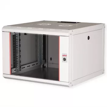 Pie sienas montējams serveru skapis ROLINE PRO 7, 7U, 19 collas, 600x600 mm, pelēks