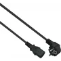Strāvas kabelis helos 310981 — 90° CEE 7/7 spraudnis uz IEC C13, 0.5 m
