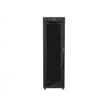 Lanberg FF01-6042-12BL 42U brīvstāvošs 19 inch rackskapis, melns